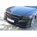 Накладка сплиттер на передний бампер на Mercedes CLS W218 AMG Line